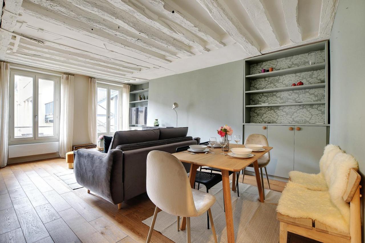 Chic Apartment -1Br-4P- Haut Marais - Republique باريس المظهر الخارجي الصورة