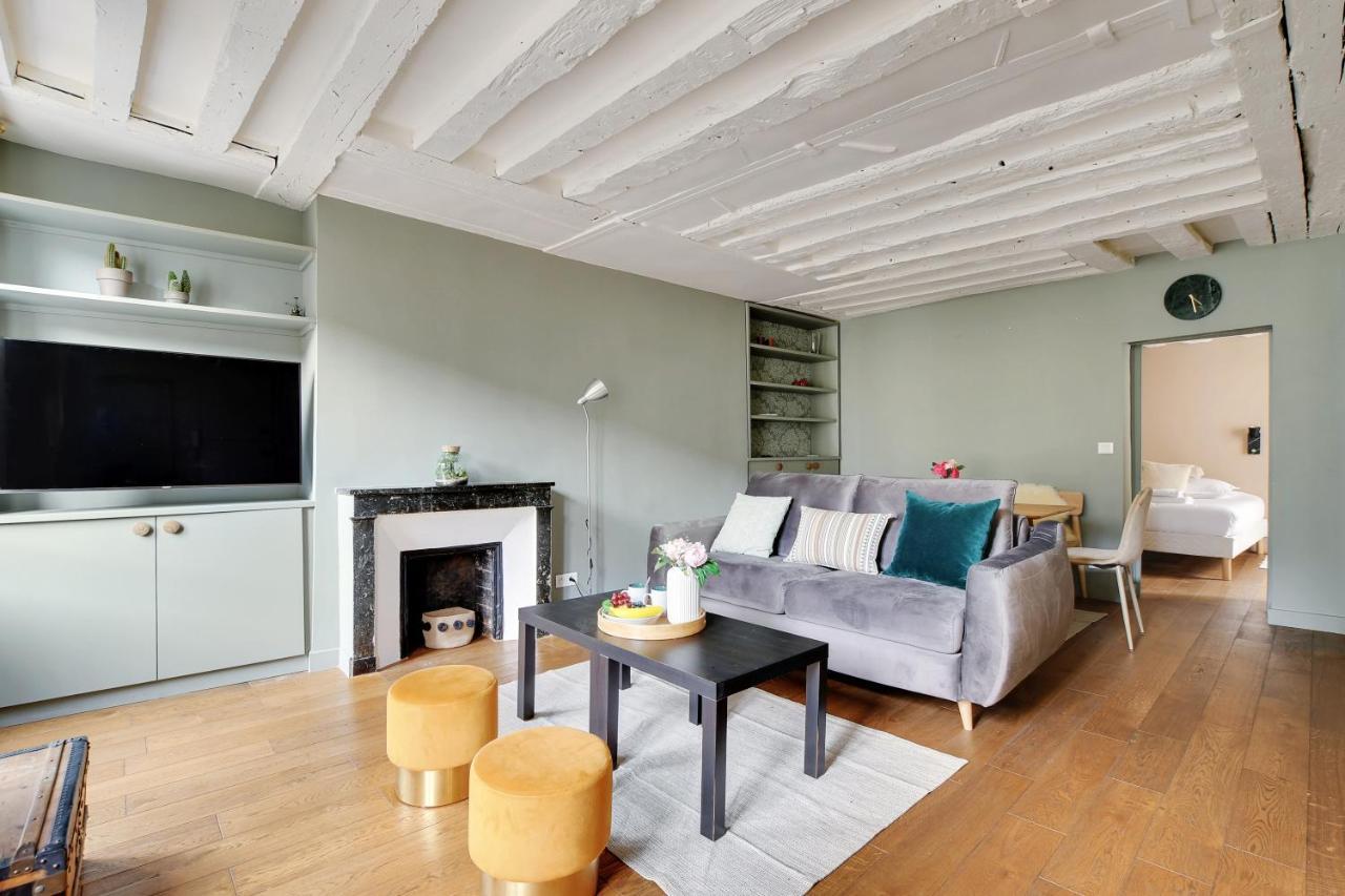 Chic Apartment -1Br-4P- Haut Marais - Republique باريس المظهر الخارجي الصورة